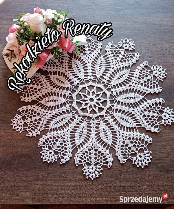 Serwetki na szydełku rękodzieło WYPRZEDAŻ