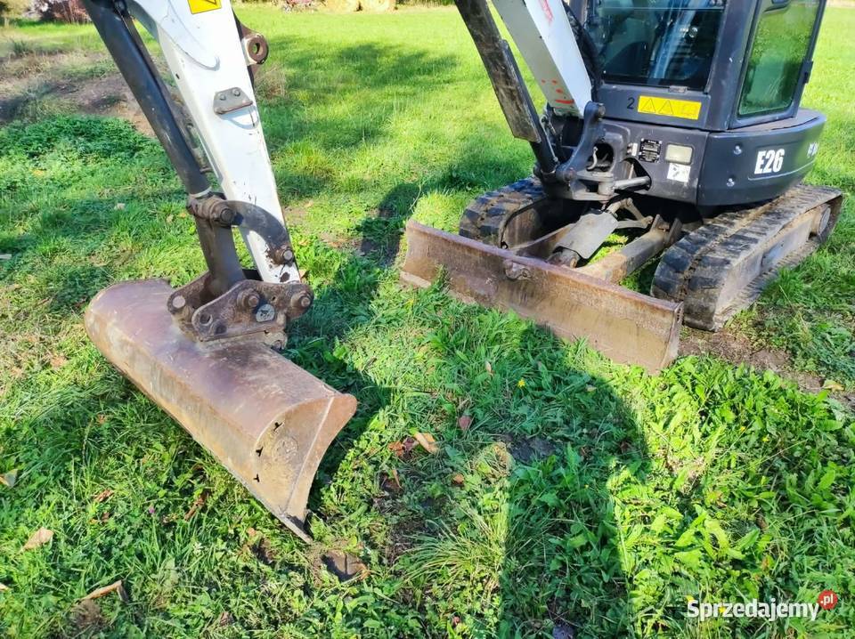 Minikoparka gąsienicowa Bobcat E26 2018 r POLSKI