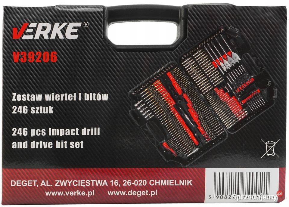 ZESTAW KOMPLET WIERTEŁ NASADEK BITÓW OTWORNIC Chmielnik