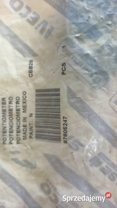 Potencjometr CASE 87605247 Łubowo sprzedam