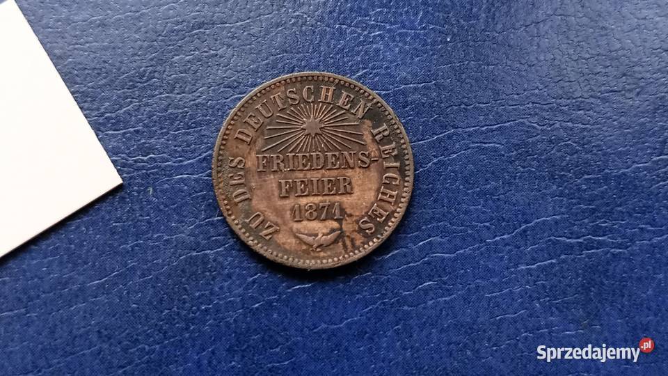 Stare monety 1 krajcar 1871 Niemcy Badenia Kolekcje Lesko