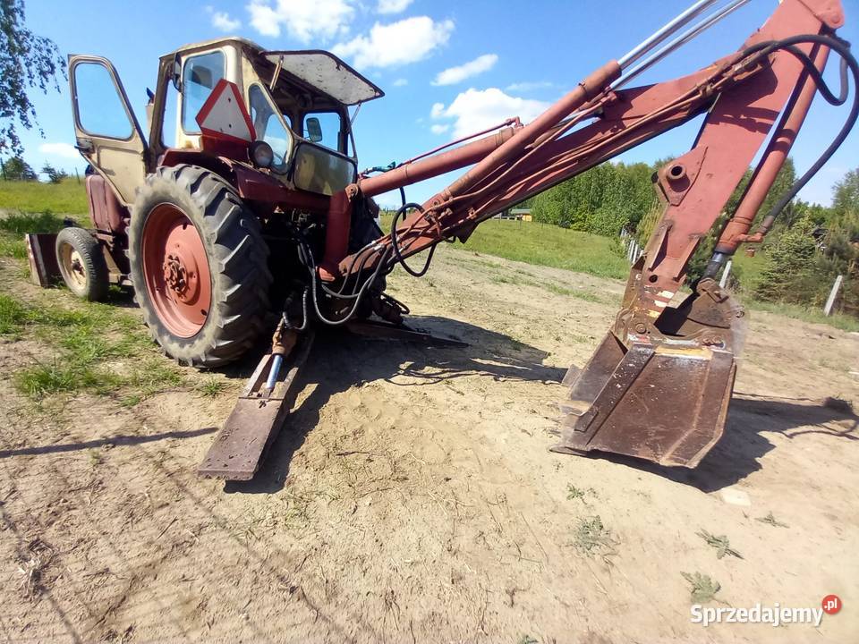 Koparka Białoruś ciągnik MTZ Morąg