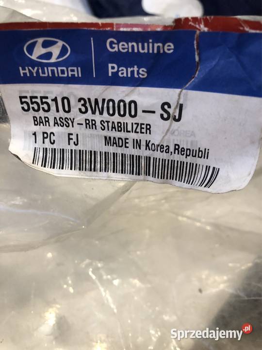 Zespół drążka stabilizator tylny 555103W000 Oborniki