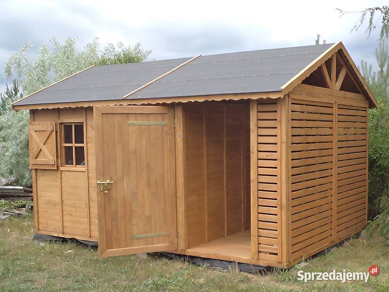 Drewutnia Mrozeb 3x45m domek gospodarczy Parzymiechy