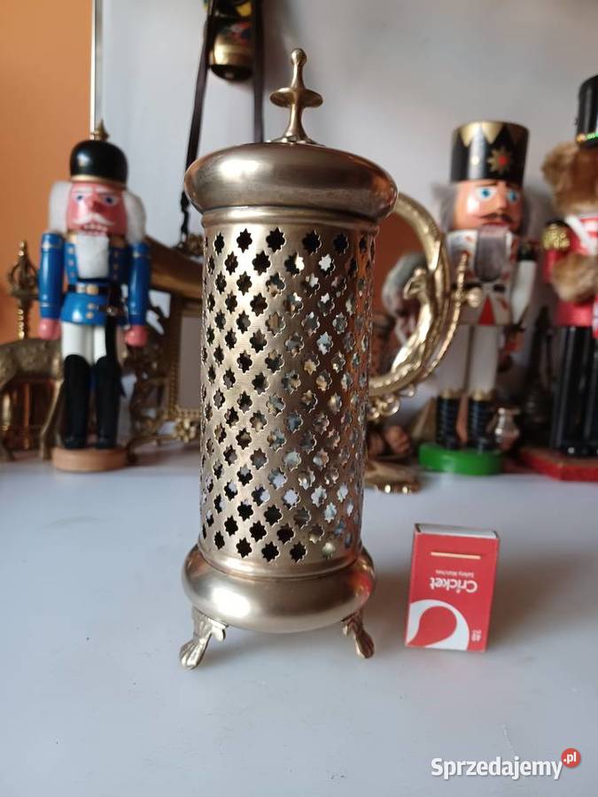 Piękny orientalny lampion mosiężny Poznań sprzedam