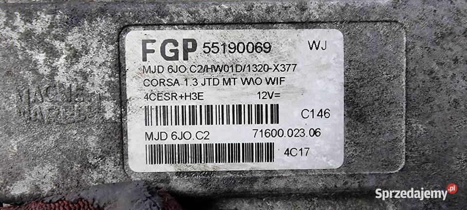MODUŁ OPEL CORSA C 55190069 Lipno