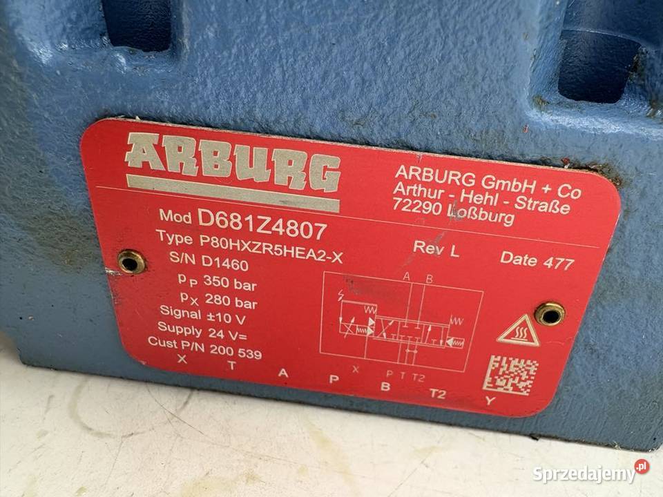 Moog D6337396 Arburg D681Z4807 Proportional Pozostałe Warszawa