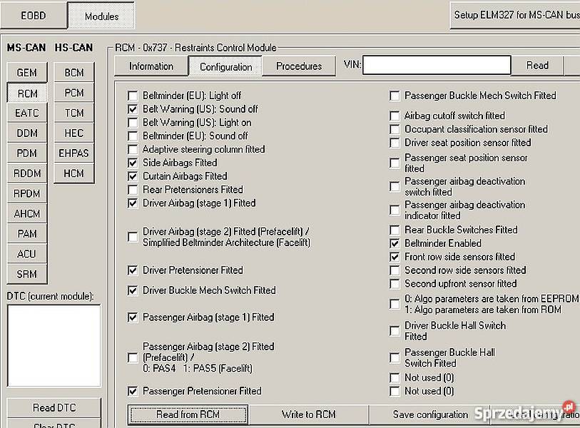 ELM327 v3 STN1170 Diagnoza OBD2 MSCAN Ford Gliwice