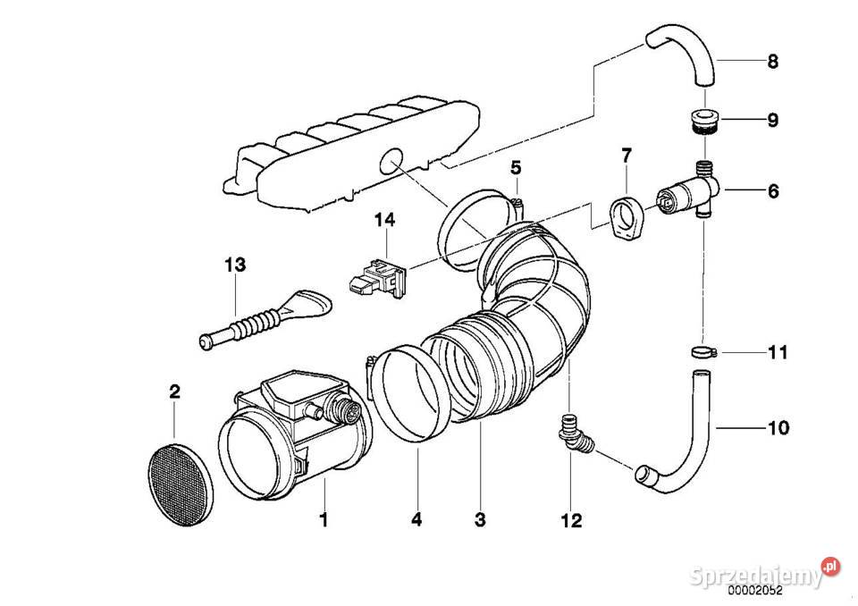 Osłona gumowa BMW 13541703588