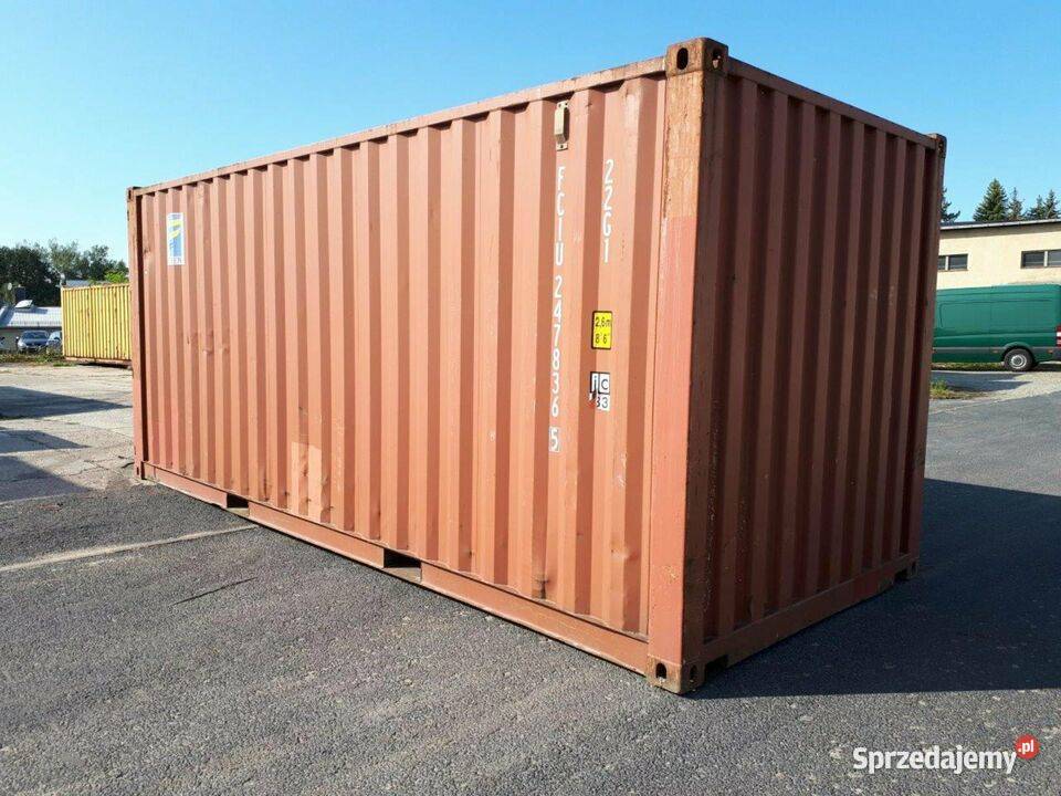 Kontener morski magazynowy 20DV 6 metrowy Krotoszyn