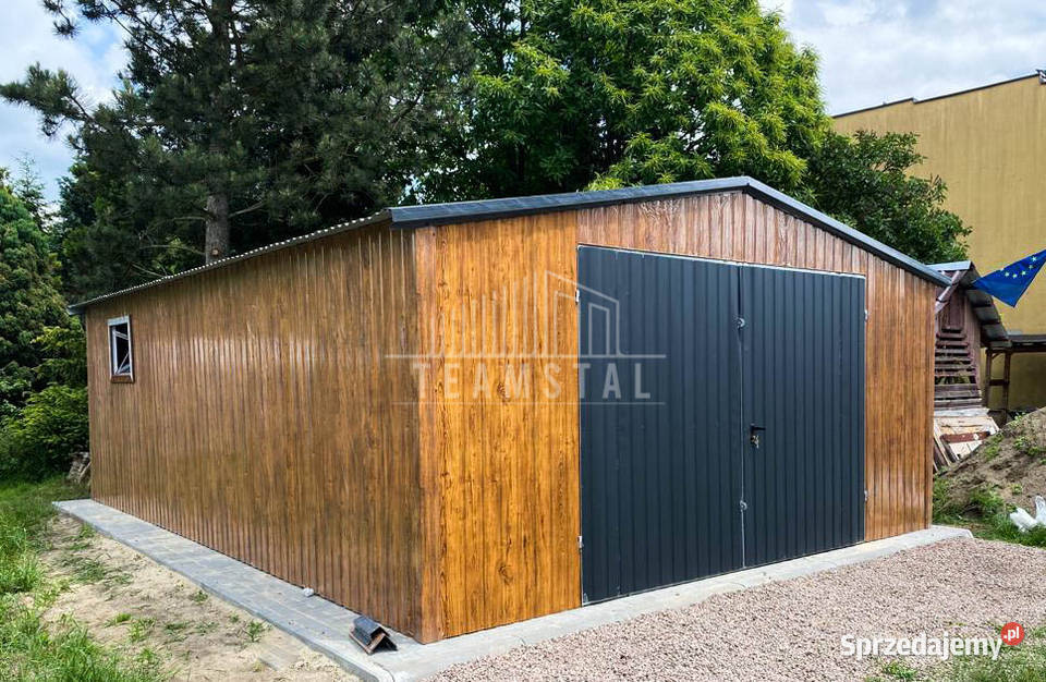 Wolnostojący Garaż Blaszany 5x7 Brama Toruń