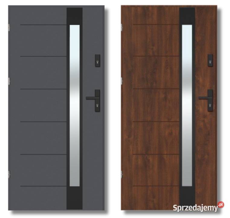 Nowe Drzwi THERMO HYBRID POLAR NERO Drzwi zewnętrzne Częstochowa