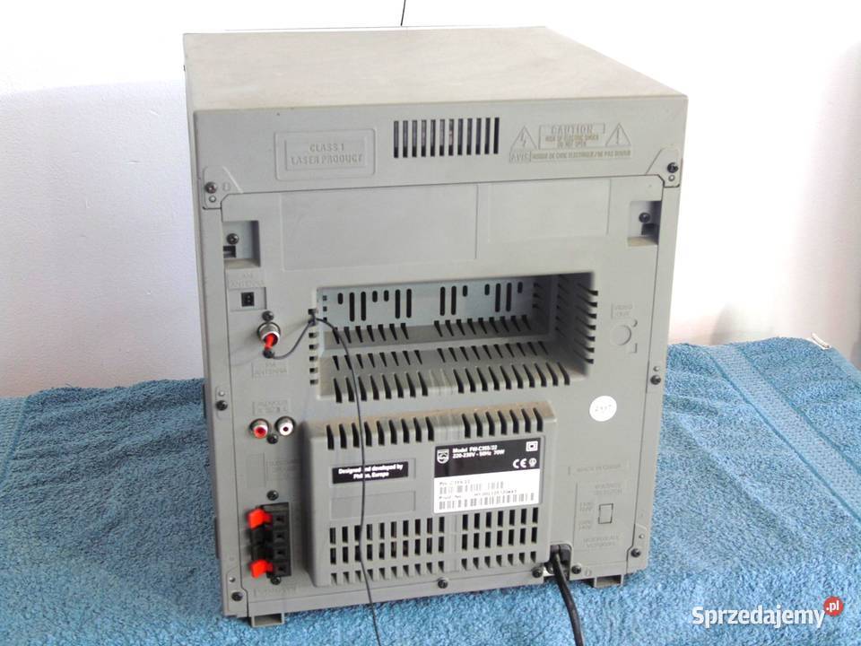 Wieża Philips FWC355 CD AUX RDS magnetofon Jasło