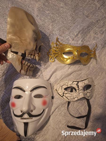 Zestaw masek karnawałowych i halloween Warszawa