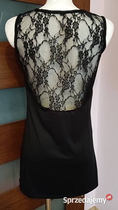 Czarna mini sukienka z koronką emo gyaru japan Krosno