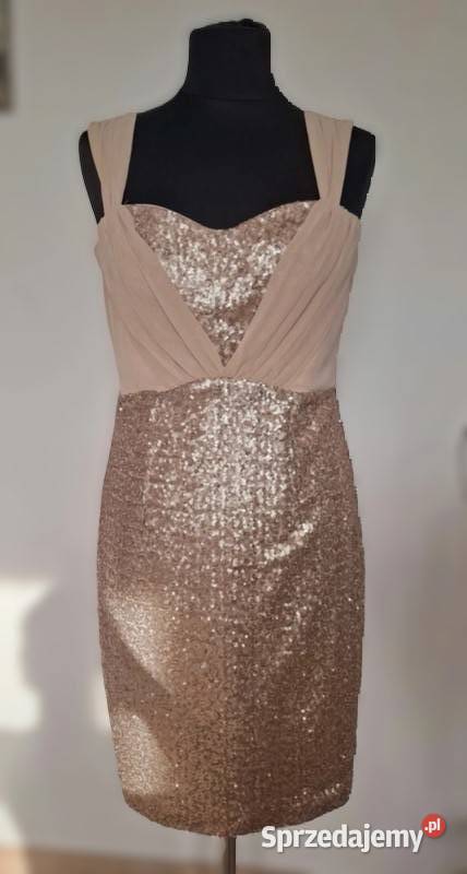 Błyszcząca cekinowa sukienka wieczorowa Kraków