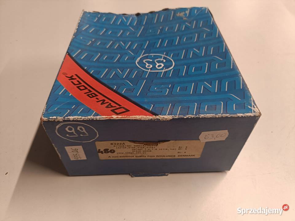 Mitsubishi Galant Space Wagon TYLNE SZCZĘKI Szczęki hamulcowe sprzedam