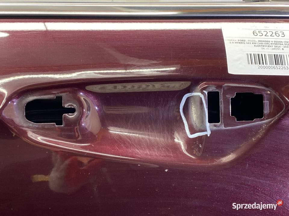 DRZWI LEWY PRZÓD FORD MONDEO MK5 SedanLimuzyna Drzwi