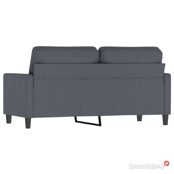 Sofa 2osobowa ciemnoszary 140 tapicerowana mazowieckie Warszawa