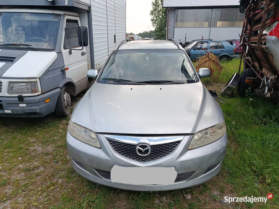 Mazda 6 20 89 kW 2003 r dawca części osobowe wielkopolskie Szklarka Myślniewska