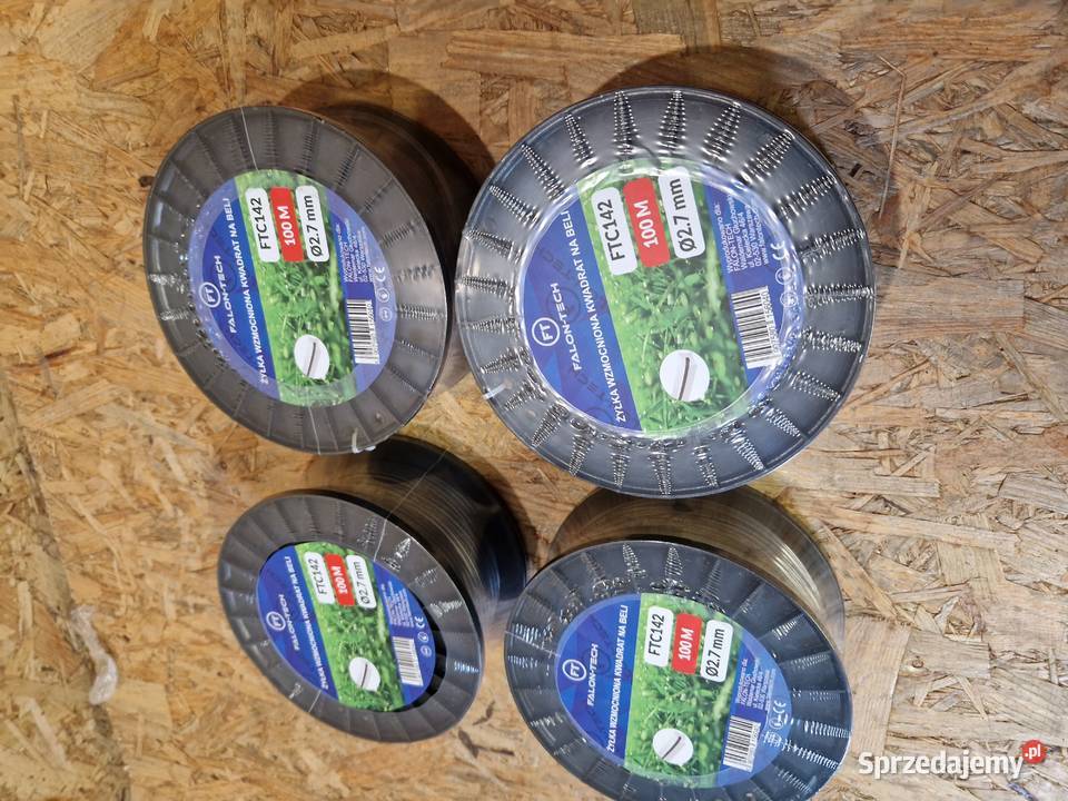 ŻYŁKA KOSY WZMACNIANA Z DRUTEM 27MM 100M wielkopolskie Głogowa