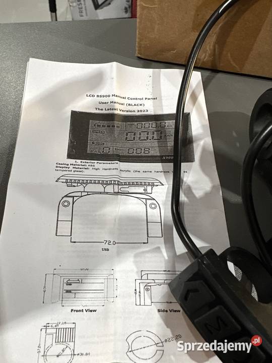 Wyświetlacz LCD S900 do roweru elektrycznego Elektryczne Lipno