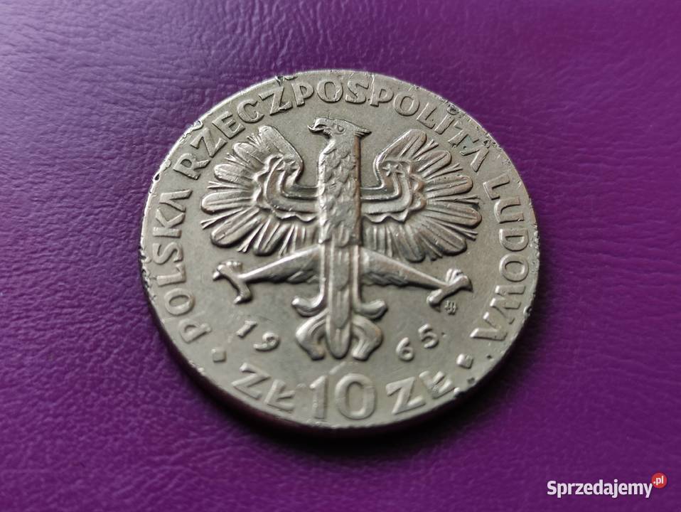 Moneta PRL 10 ZŁOTYCH 1965 VII WIEKÓW WARSZAWY