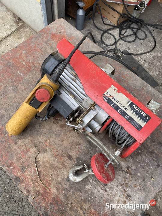 WYCIĄGARKA WCIĄGARKA ELEKTRYCZNA LINOWA 250 230V Siedlików