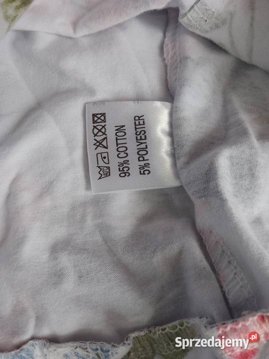 Spodnie letnie w kwiaty bawełna dziury Spodnie Chrzanów