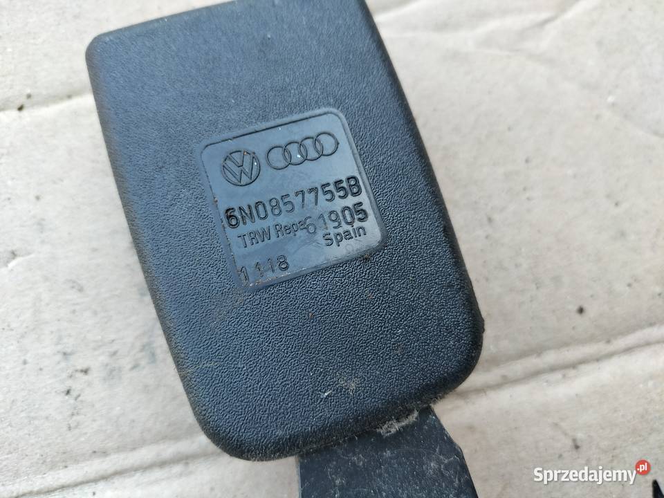 VW POLO 6N 6N2 ZAPINKA PASA BEZPIECZEŃSTWA PRZÓD osobowe Kamień-Kolonia