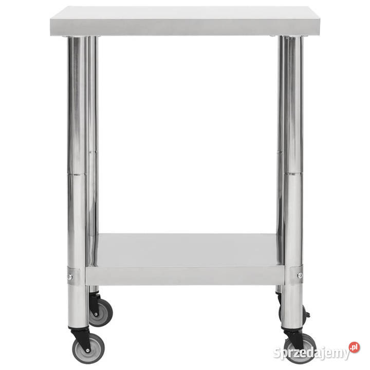 Kuchenny stół roboczy na kółkach 80x45x85 stal mazowieckie Warszawa
