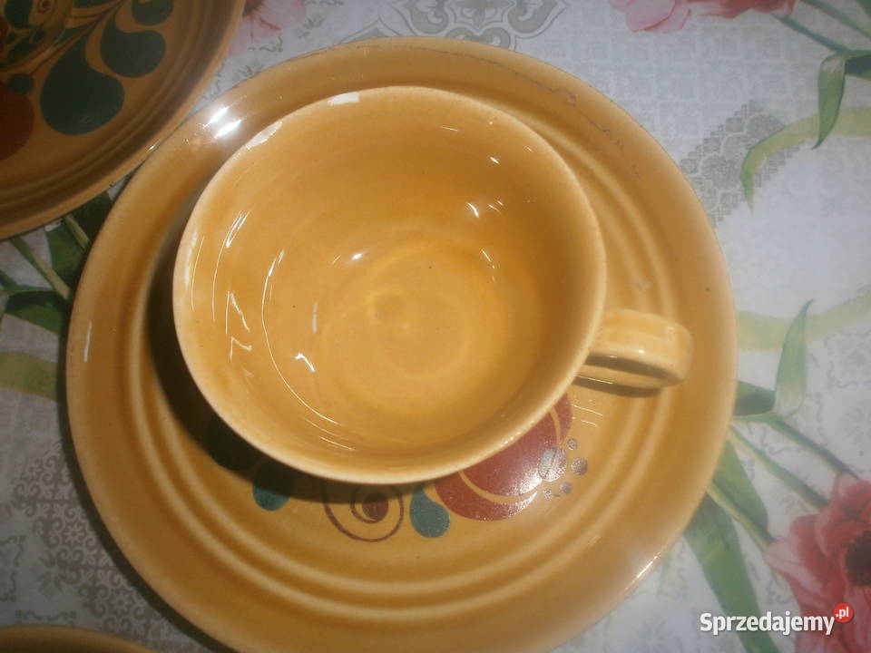 ładny komplet ceramika KATHRIN GDR lubuskie Zielona Góra