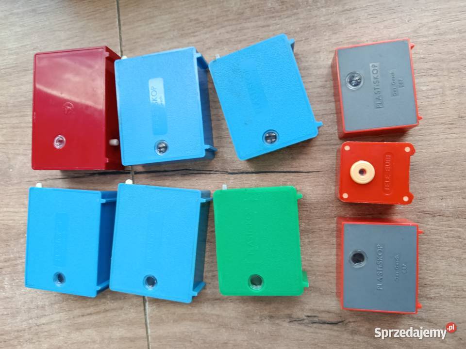 Zabawki szmini telewizorki Plastiskop Niemieckie Dom i Ogród