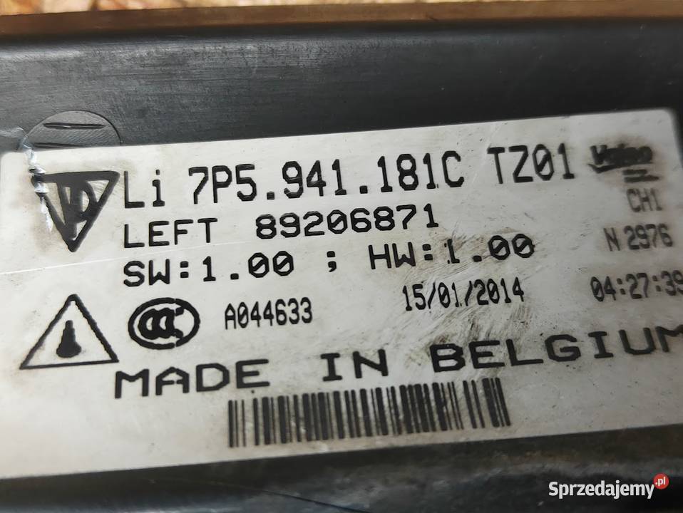Lampa DRL LED Lewa Halogen Kratka Porsche Pleszew