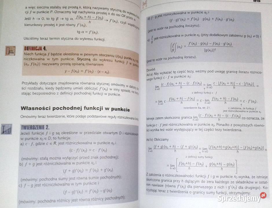 Analiza matematyczna licealistów lubelskie Chełm