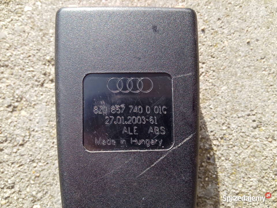 Audi A2 Klamra Zapięcie Mocowanie pasa lewy tył osobowe Dębica