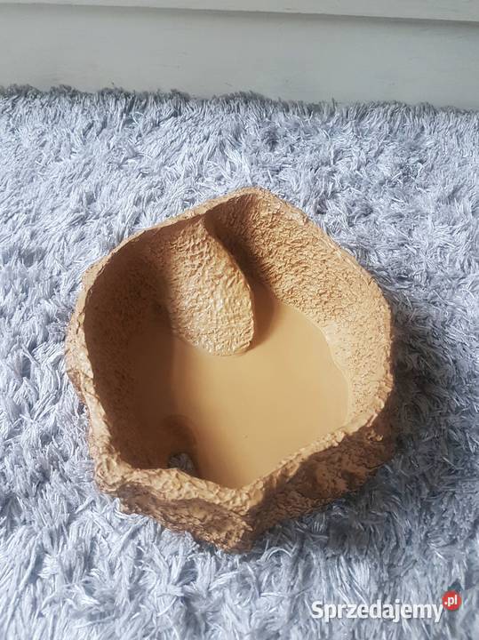 Kamienna miska gryzoni gadów do terrarium defekt Łódź