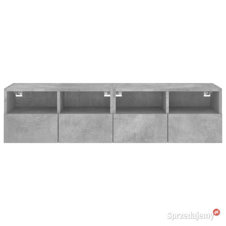 Ścienne szafki TV 2 szarość betonu 60x30x30 Warszawa