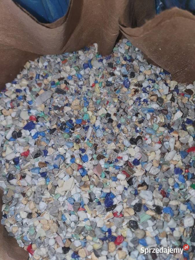 Regranulat granulat PE mix kolorów poletylen