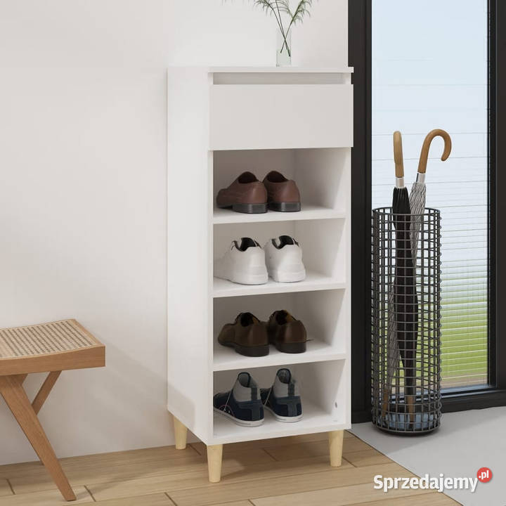 Szafka na buty biały 40x36x105 materiał Na buty mazowieckie sprzedam