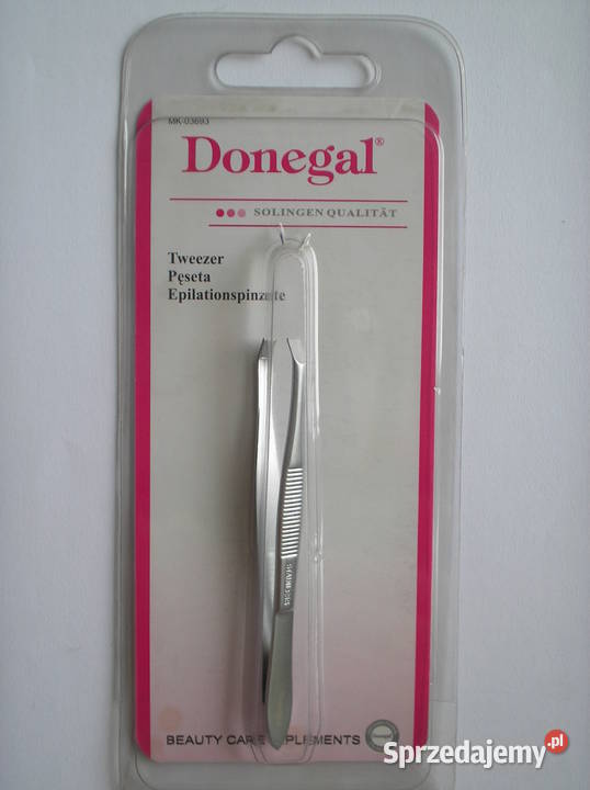 Nierdzewna prosta penseta pęseta pinceta do brwi