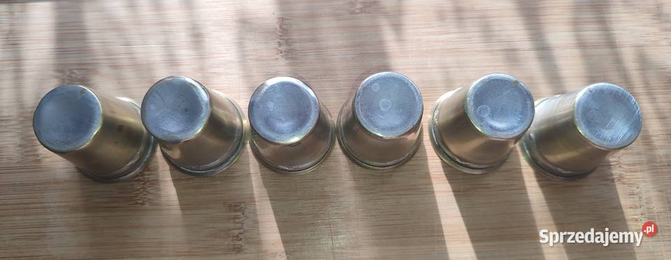 Kieliszki srebro MINERVA Francja Warszawa