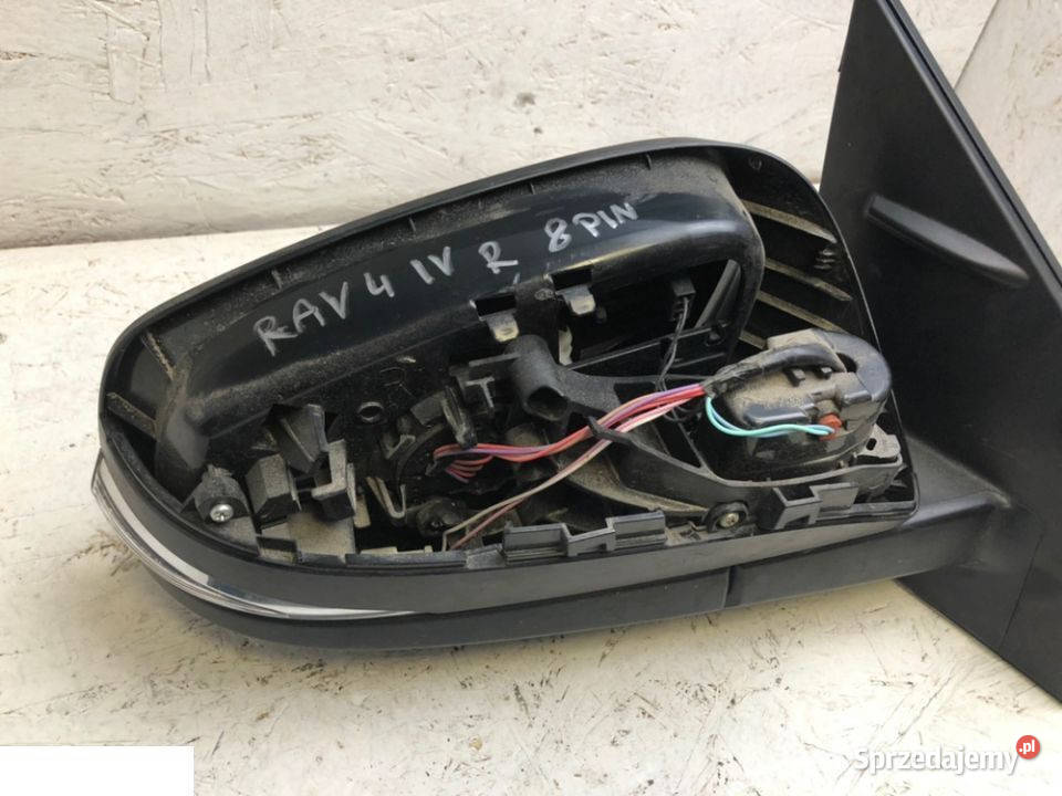 toyota rav4 iv lusterko prawe 8pin Kozubszczyzna