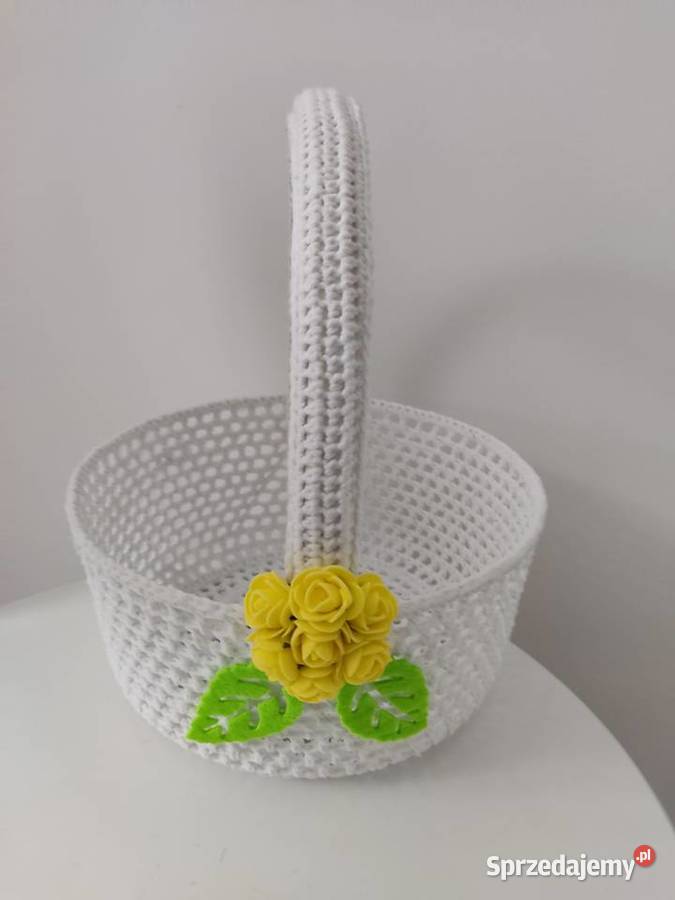 Koszyk szydelkowy Wielkanocny podkarpackie Dębica sprzedam