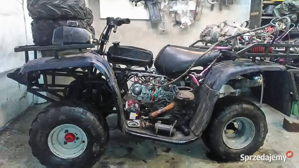 Quad 110 sam przerobiony uszkodzony Zielonka