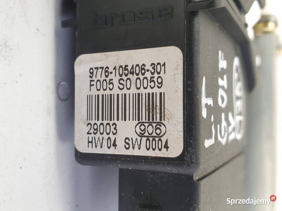 VW Golf IV 5D SILNICZEK SZYBY Lewy tył KIEROWCY Rudka