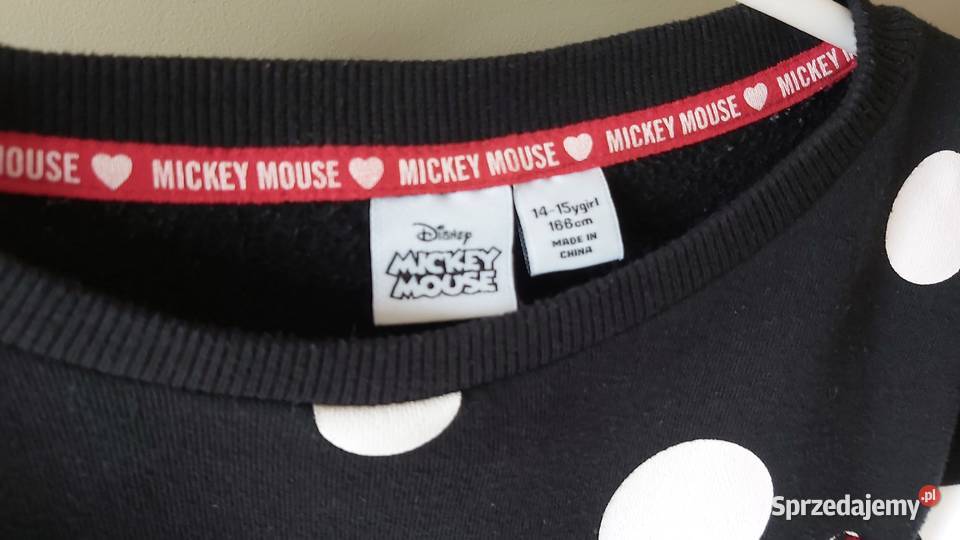 Bluza dziewczęca Mickey Mouse Disney 1415 lat na Odzież sportowa Lublin sprzedam
