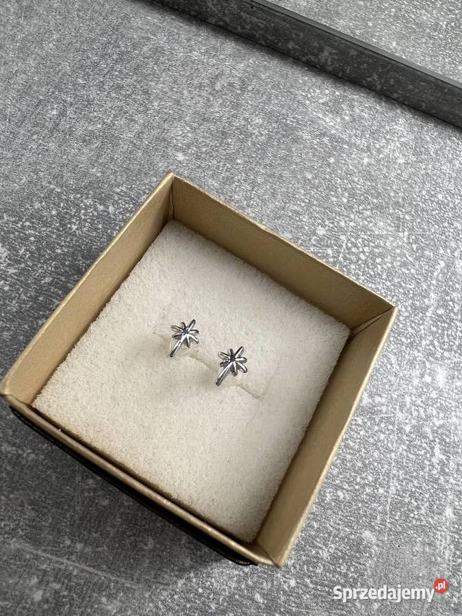 Kolczyki srebrne gwiazdy gwiazda Jasło