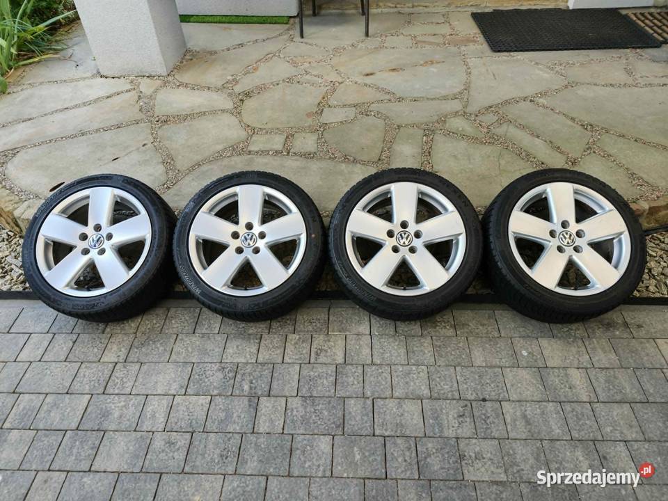 Alufelgi 17 5x112 opony 22545R17 VW Audi Seat Brzozów