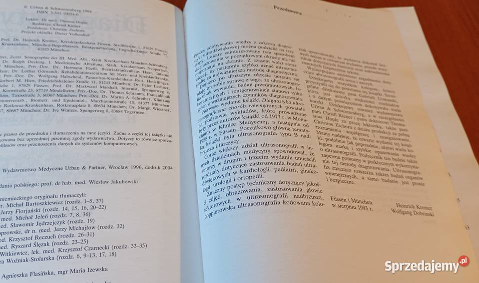 Diagnostyka ultrasonograficzna Kremer Dobrinski fizyka